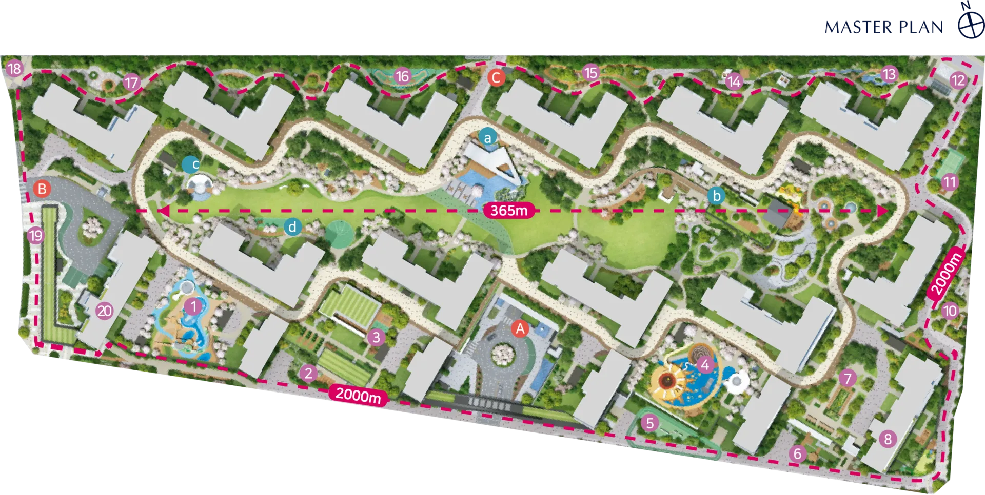 검단센트레빌 에듀시티 단지배치도 동 위치 조경 커뮤니티 시설 구조 전체 지도